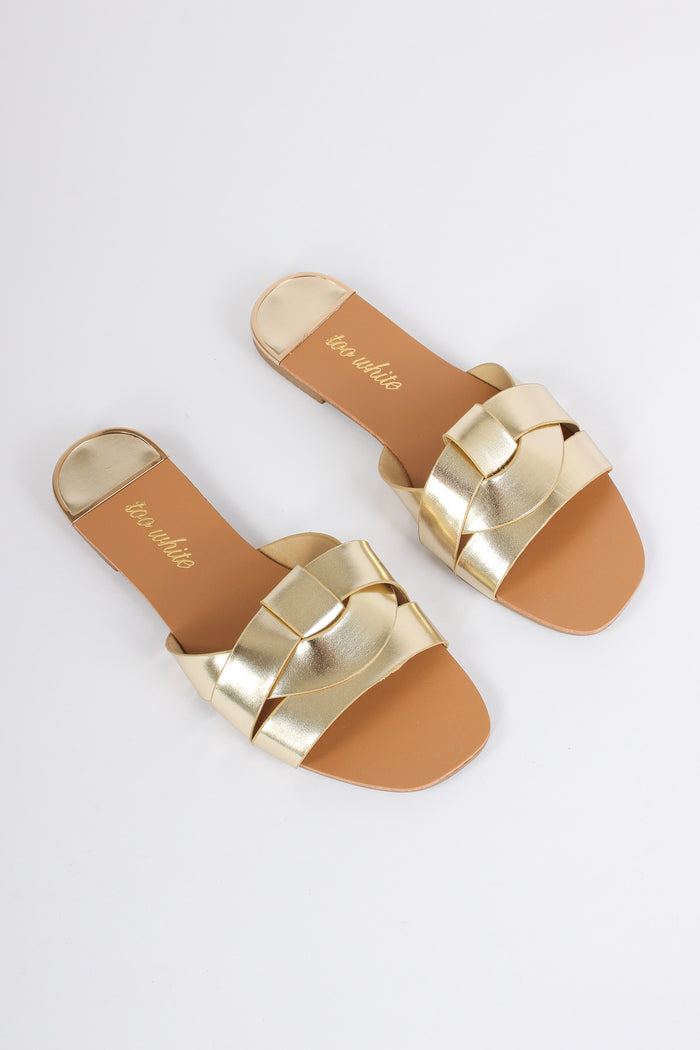 Ciabatta Intreccio Gold-2