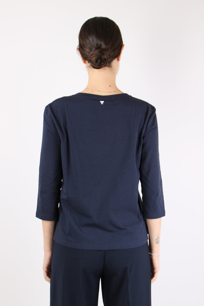 Multia Maglia Manica 3/4 Blu-4