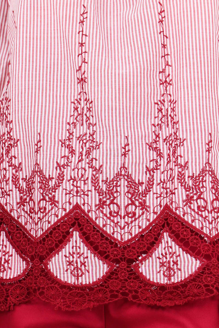 Top Riga Sangallo Bianco/rosso-8