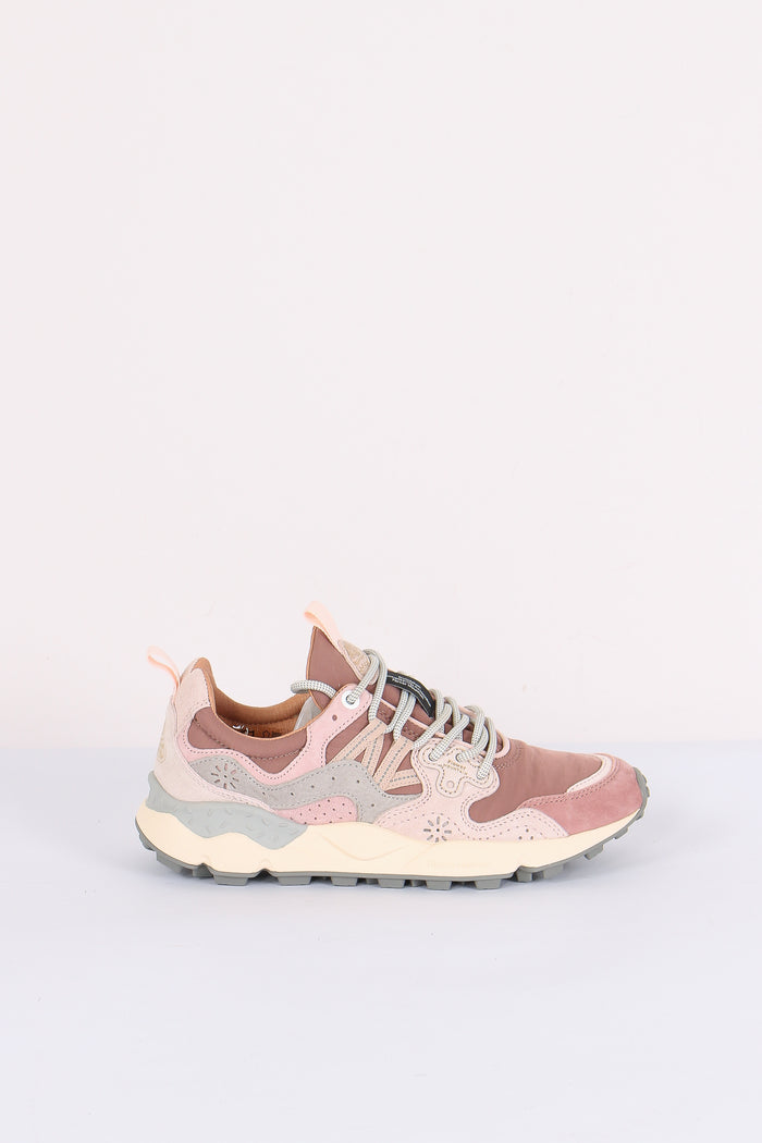Sneakers Yamano 3  Suede/nylon Rose/purple