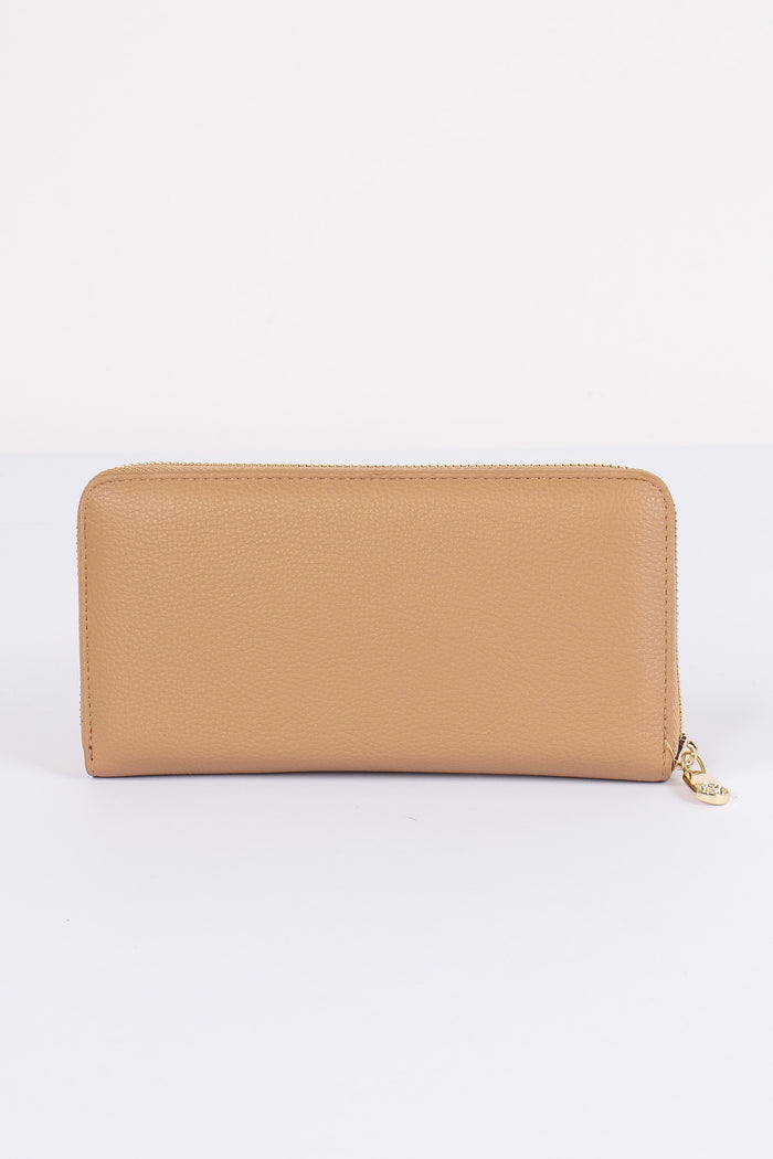 Keira Portafoglio Zip Around Beige-3