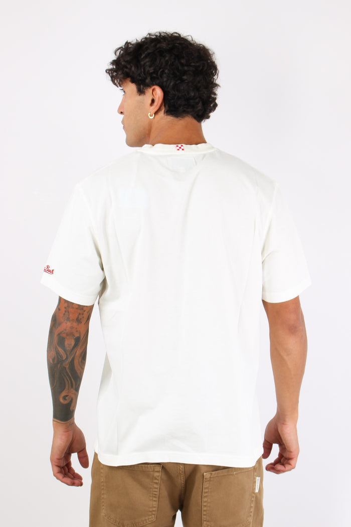 T-shirt Chalet E Vin Brule Bianco-4