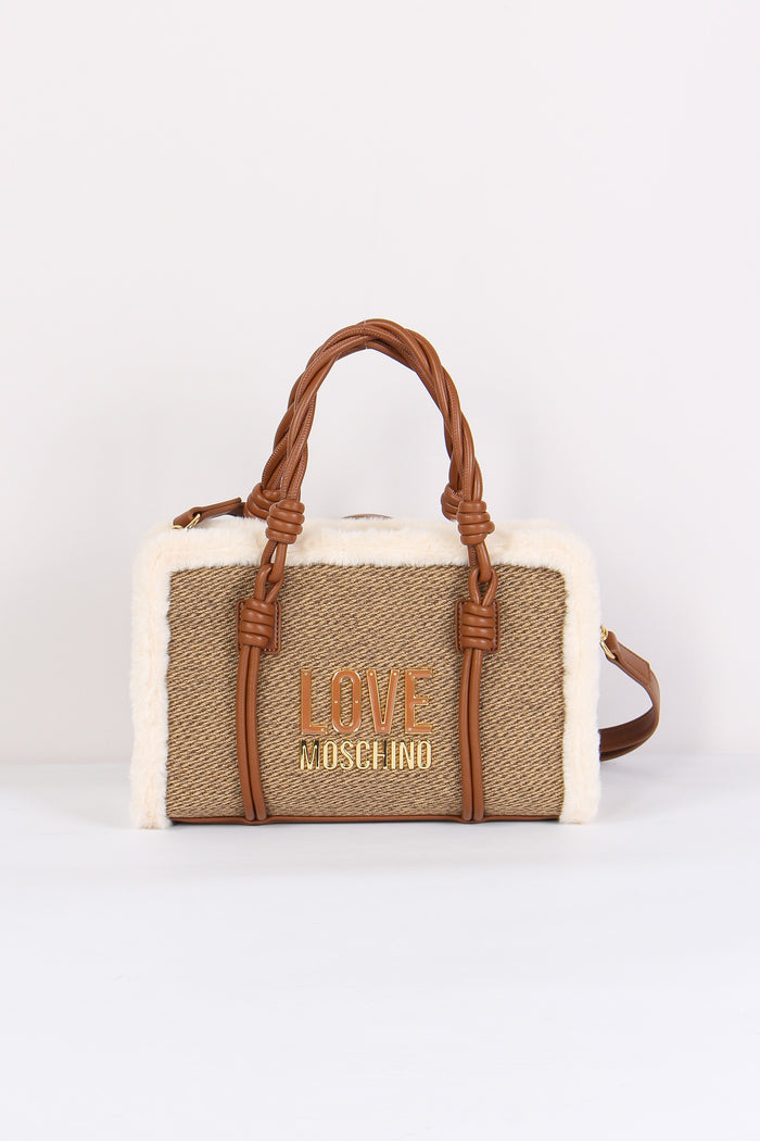 Shopping Piccola Ecopelliccia Cuoio