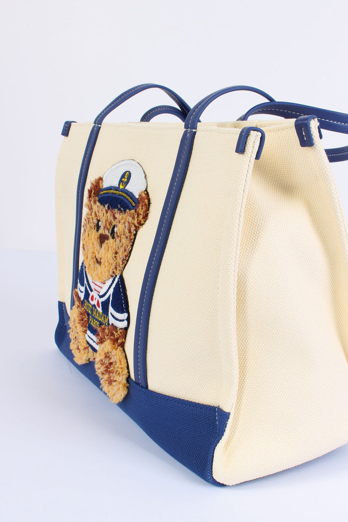 Shopping Canvas Orso Bicolor Blue-5