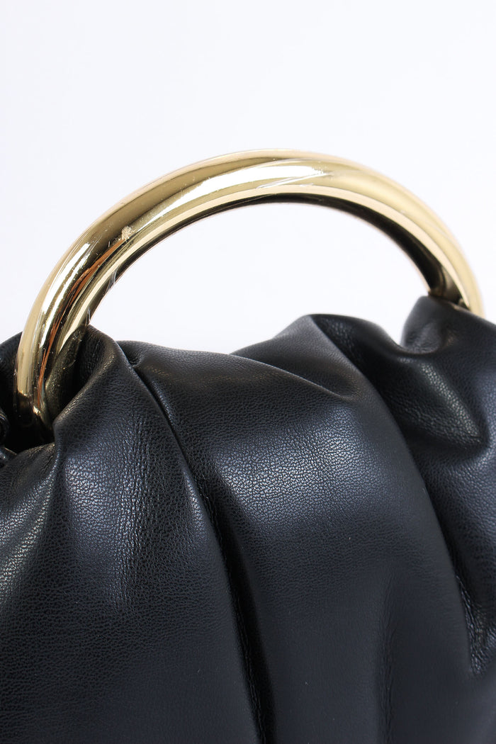 Mini Puffy Manico Anello Nero-8