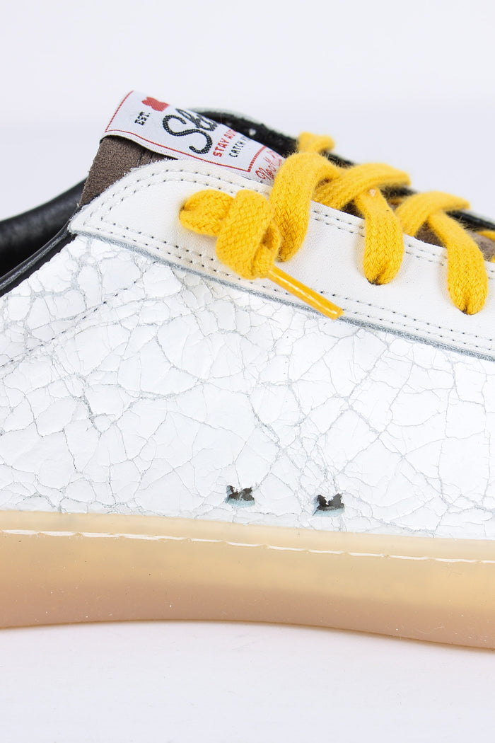 Sneakers Bimateriale Lether Bee-8