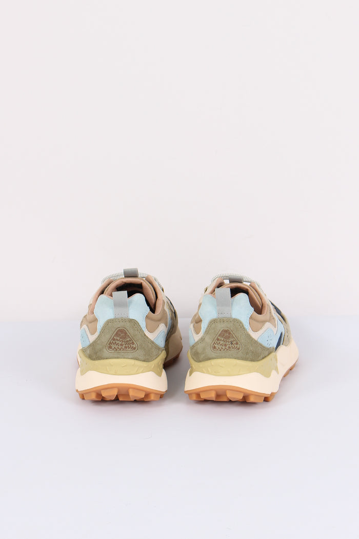 Sneakers Yamano Suede Nylon Black/green-3