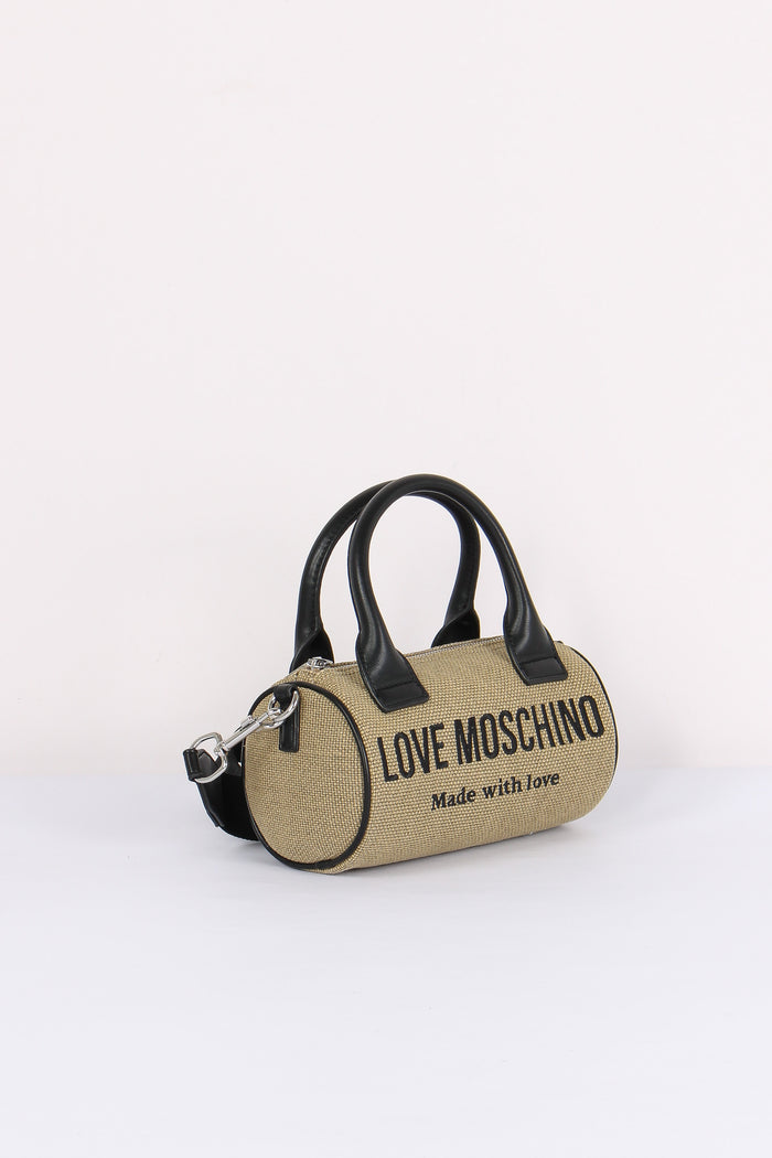 Bauletto Logo Canvas Oro-7