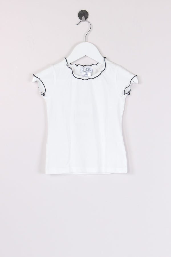 T-shirt Profilo Contrasto Blu