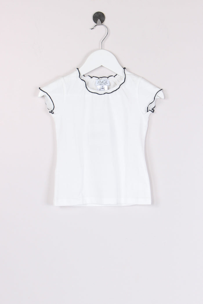 T-shirt Profilo Contrasto Blu