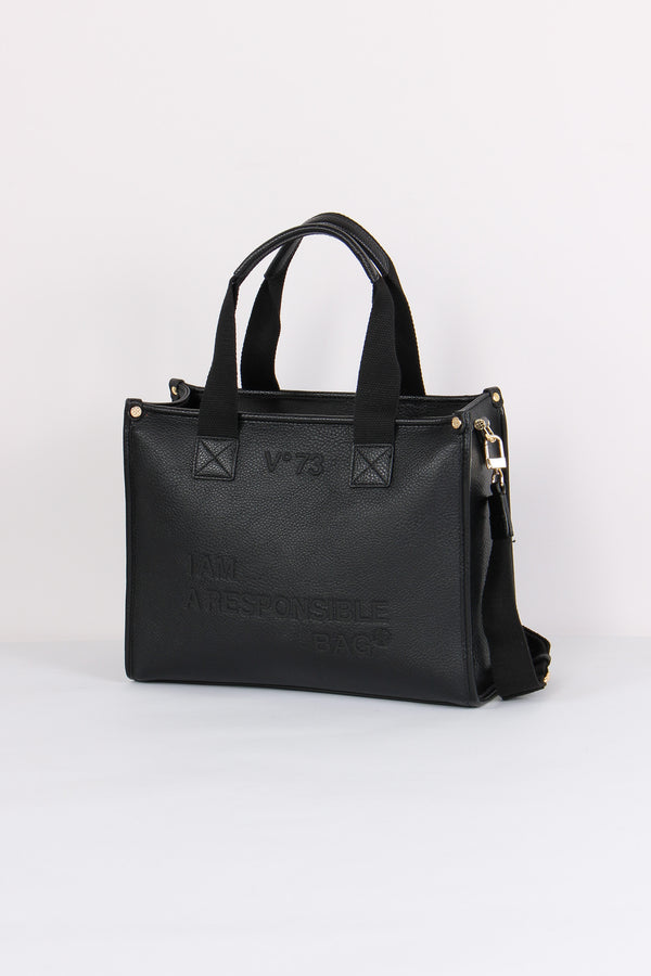 Responsability Now Tote Ecopel Nero-2