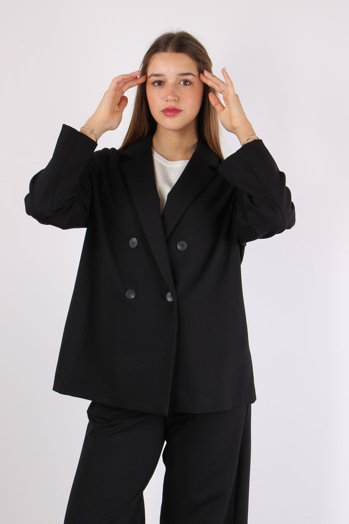 Cappetta Over Punto Milano Nero-3