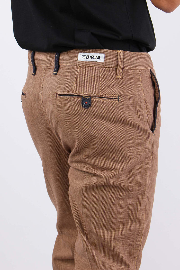 Pantalone Chino Profilo Tasca Sabbia-7