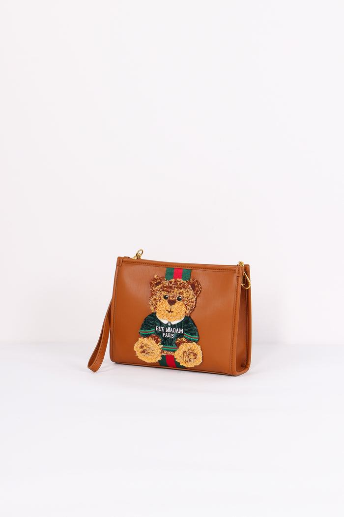 Pochette Orsetto Cognac-4