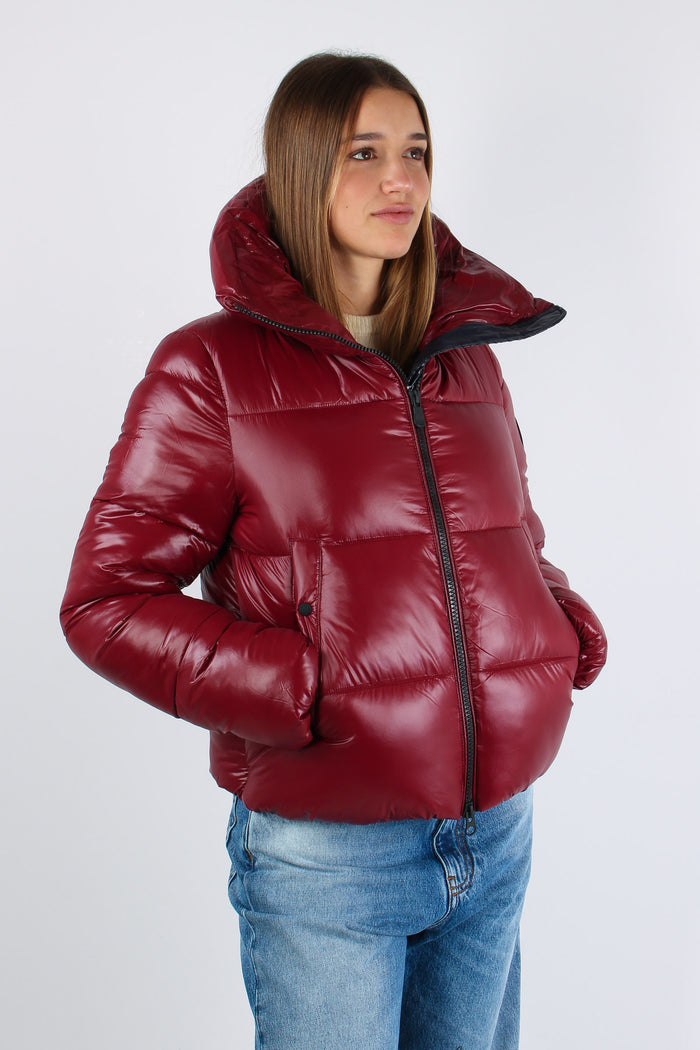 Isla Piumino Collo In Piedi Wine Red-7