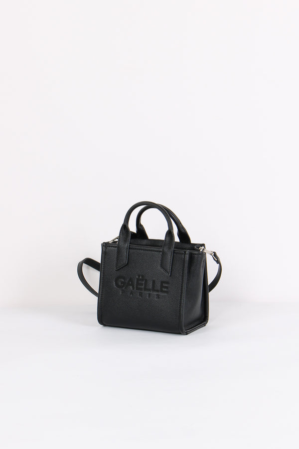 Mini Shopping Maxilogo Nero-2