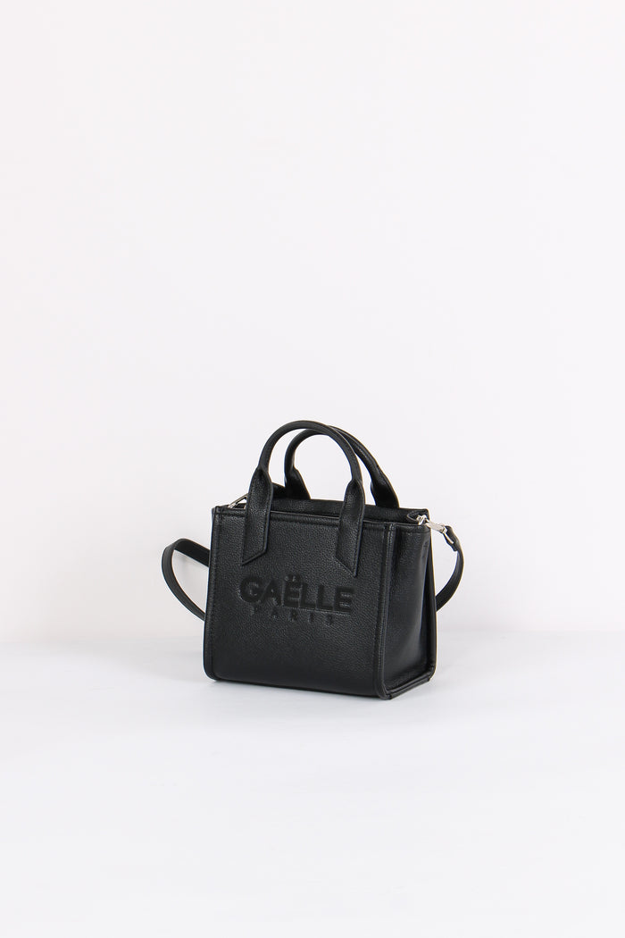 Mini Shopping Maxilogo Nero-2