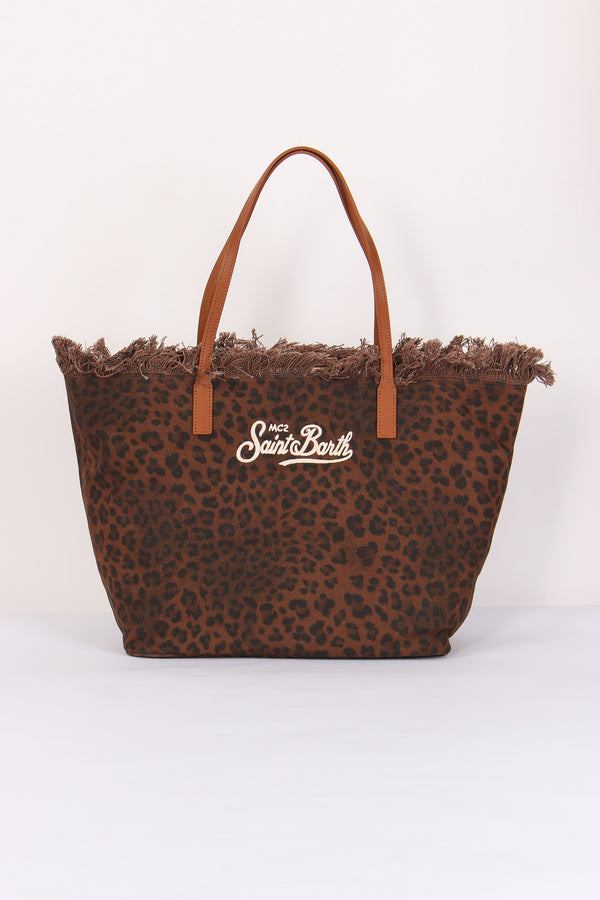City Bag Frange Leopard