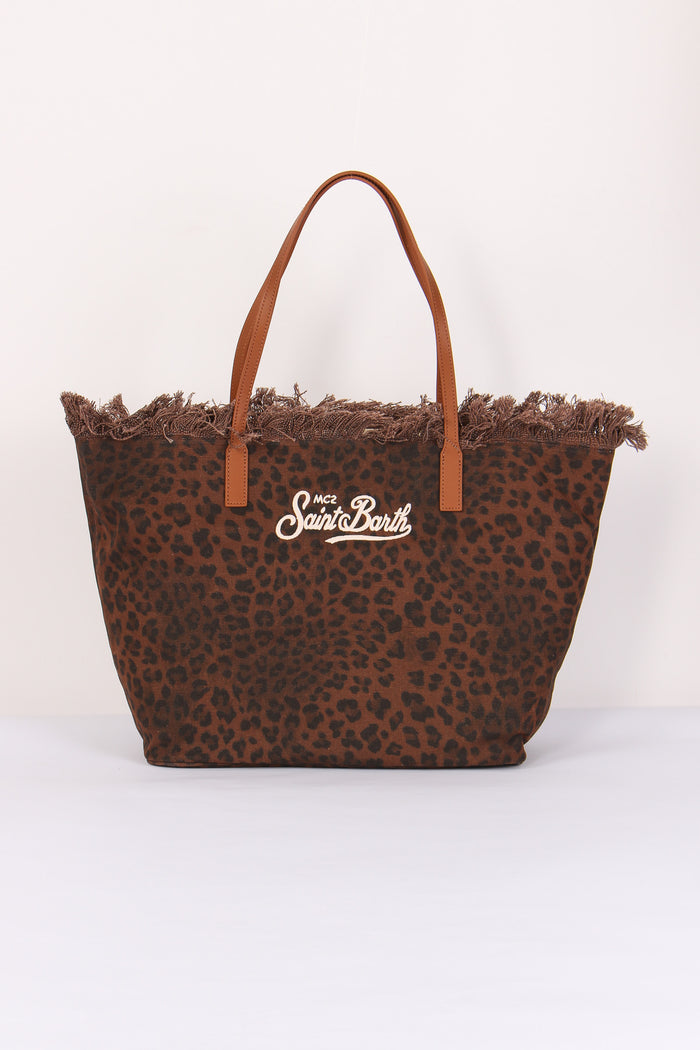 City Bag Frange Leopard