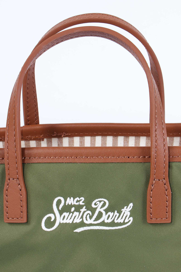 City Bag Mini Nylon Militare-7