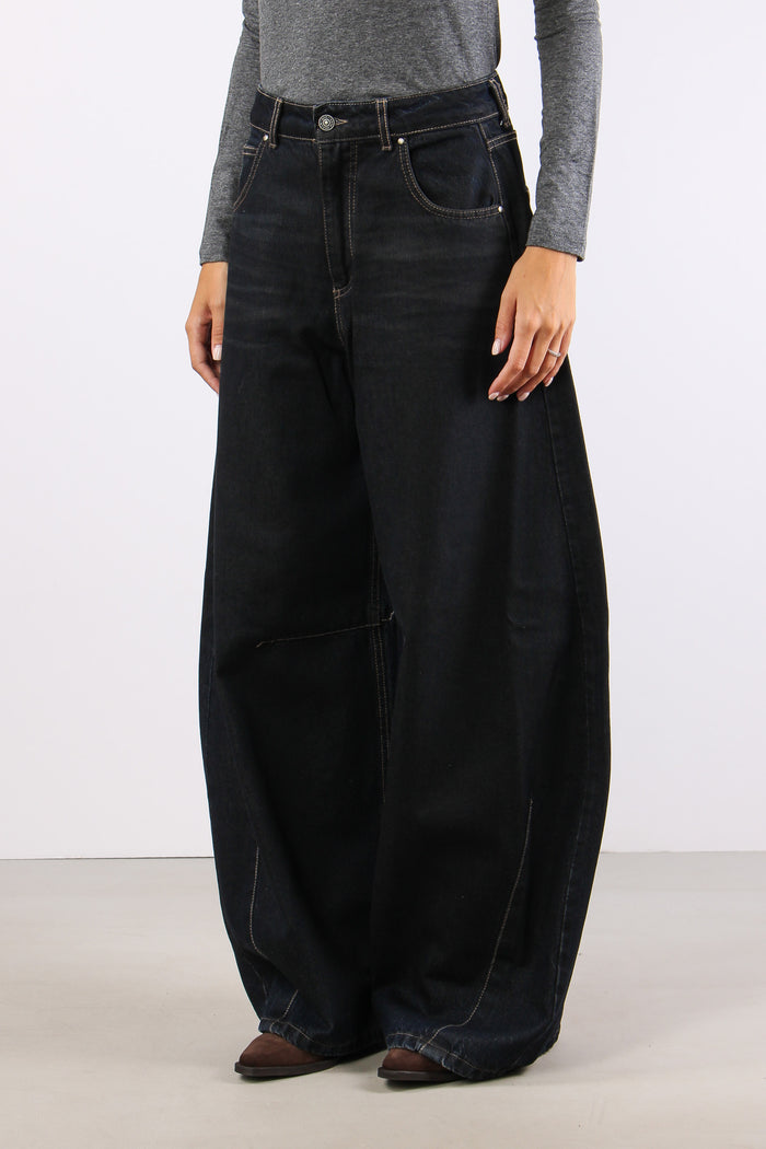 Iride Denim Baloon Rotture Denim Scuro-3