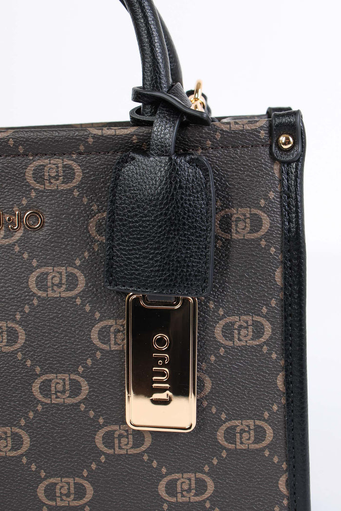 Mini Shopping Monogram Nero-7