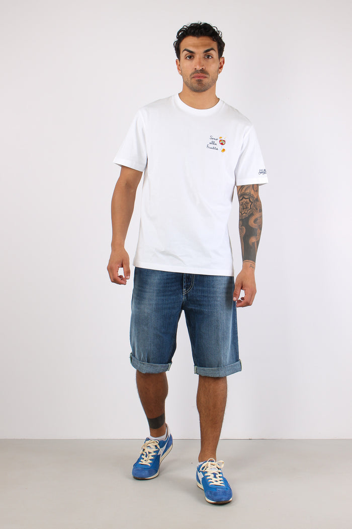 T-shirt Scritta Ricami Frutta-2
