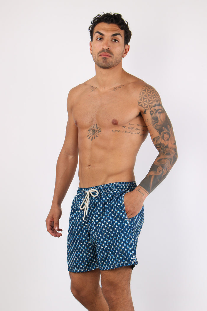 Costume Boxer Fantasia Blu-6