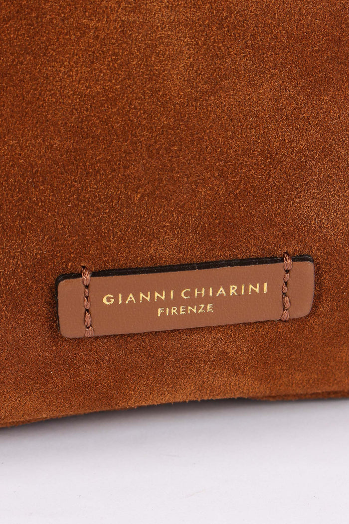 Nora Pouch Pochette Suede Cognac-7