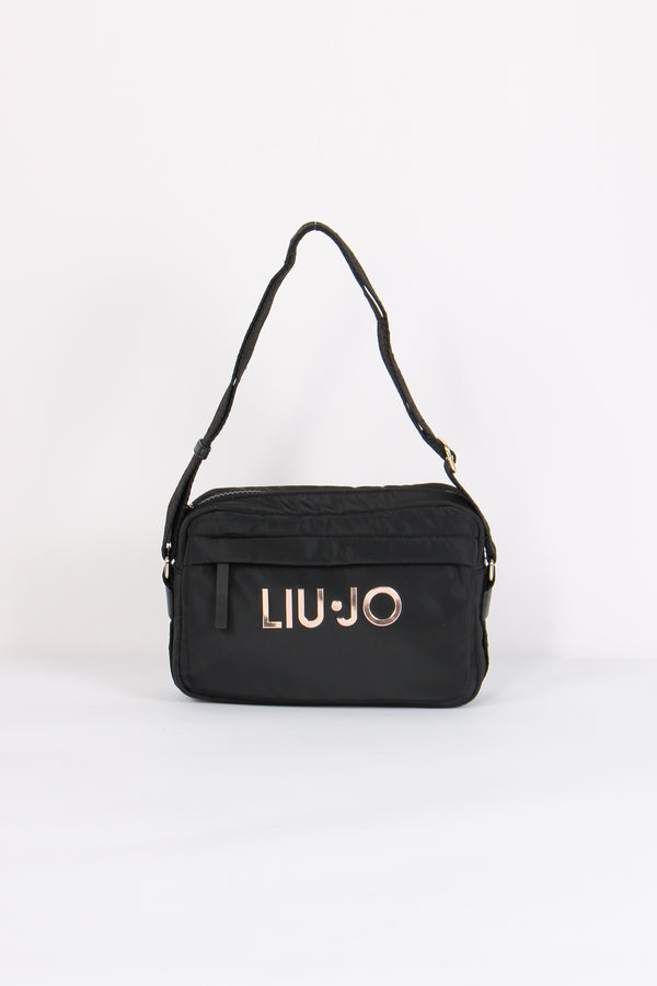 Camera Case Nylon Logo Nero