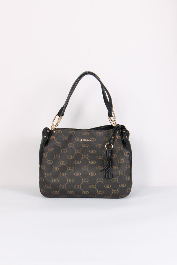 Borsa Tre Scomparti Nero