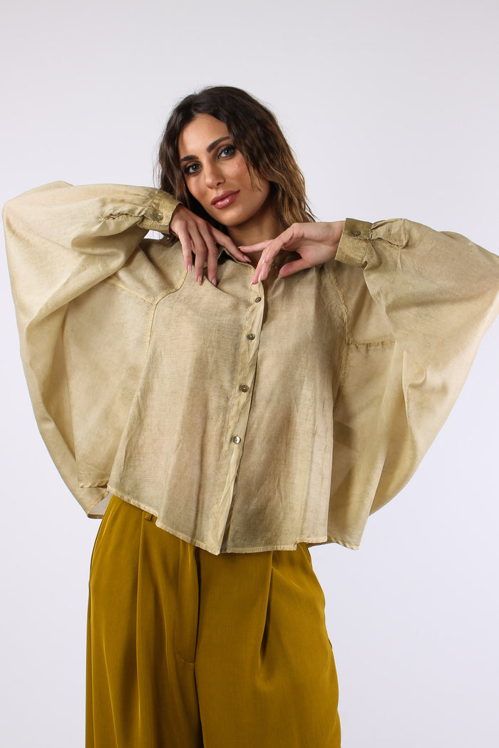 Camicia Over M/l Olio-3