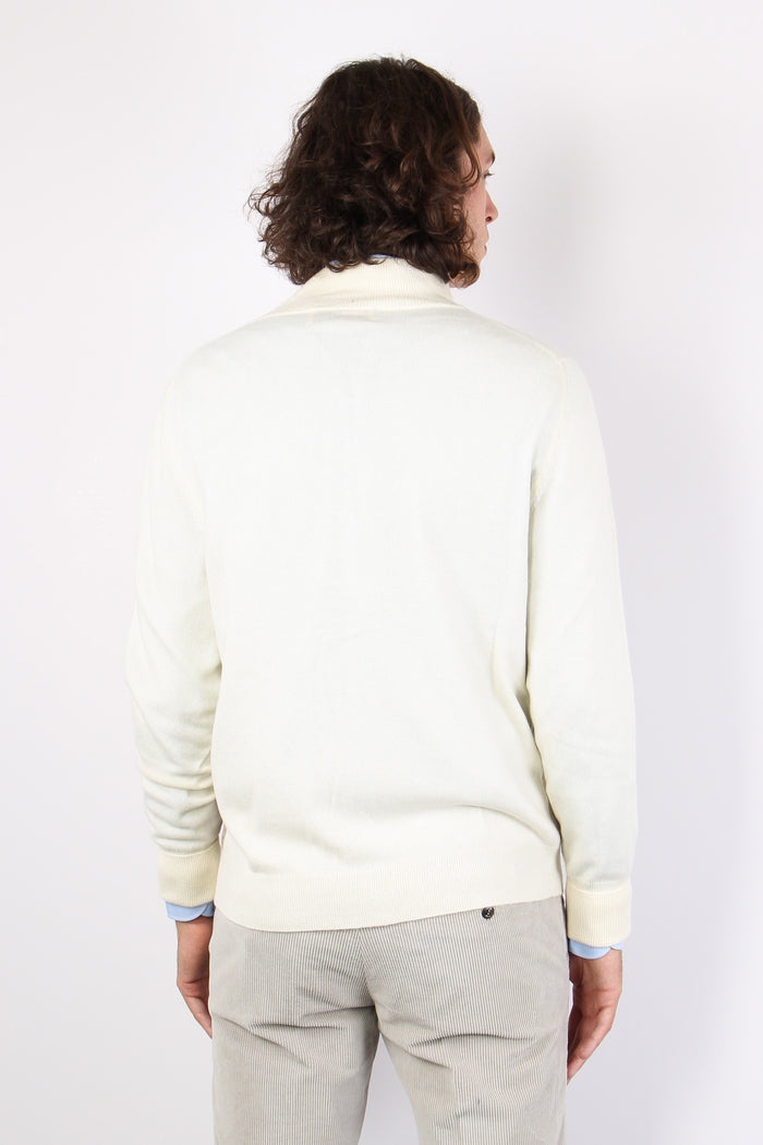 Cardigan Full Zip White/beige-3