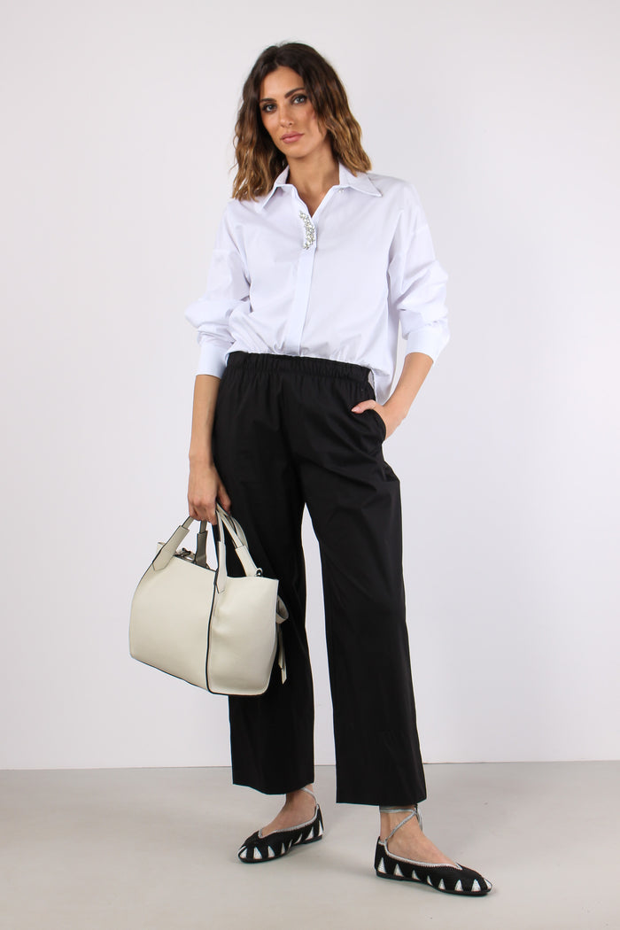 Camicia Over Castone Bianco-6