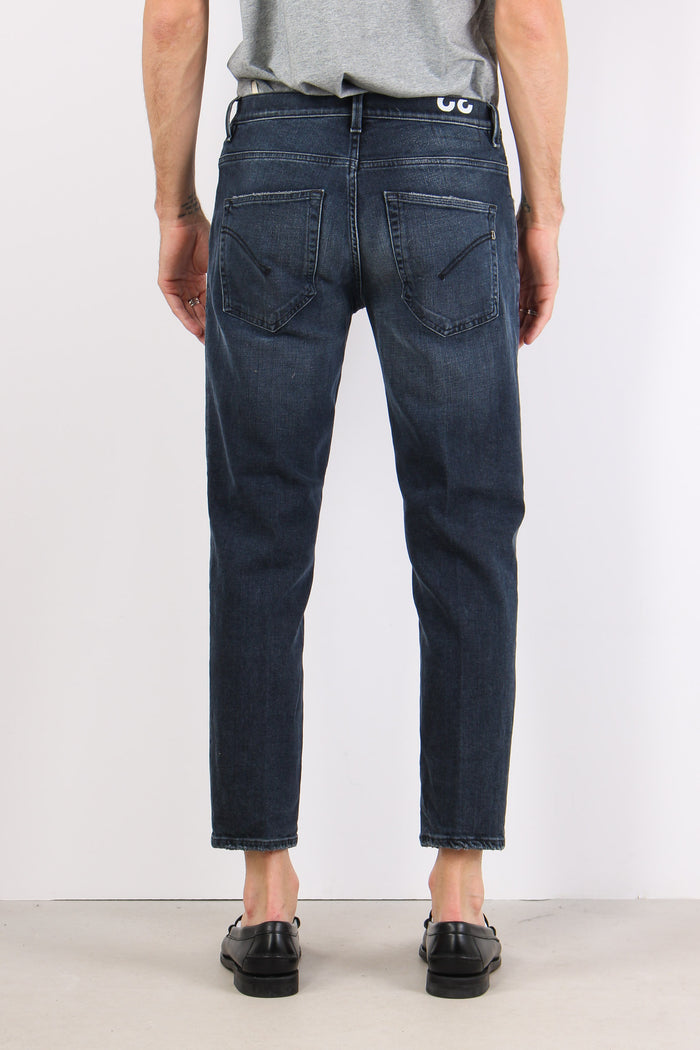 Brighton Denim Micro Rotture Blu Notte-4