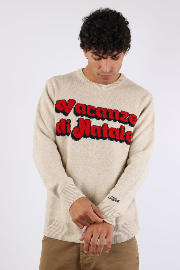 Girocollo Vacanze Di Natale Grigio-2