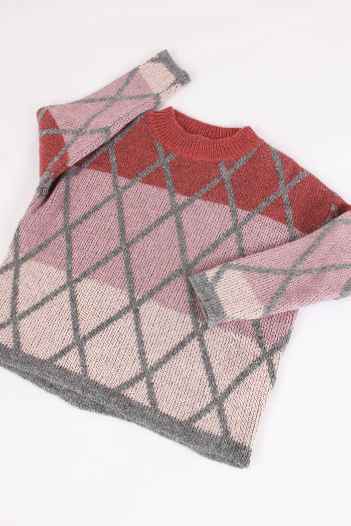 Maglia Losanghe Multicolor Multicolor-4