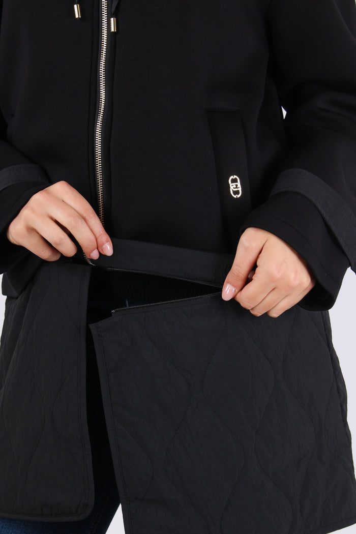 Giubbotto Scuba Nylon Nero-6