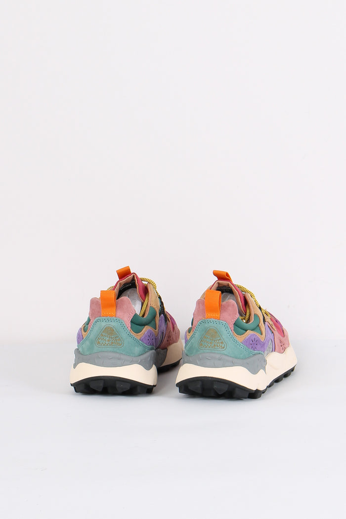 Sneakers Yamano Suede Nylon Burgundy/fucsia-3