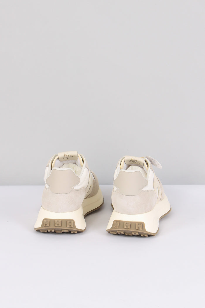 Sneaker H641 Camoscio Bianco/grigio-3