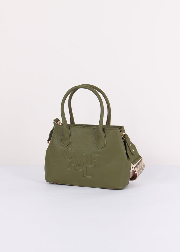 Shopping Saffiano Maxi Logo Verde Bosco-2