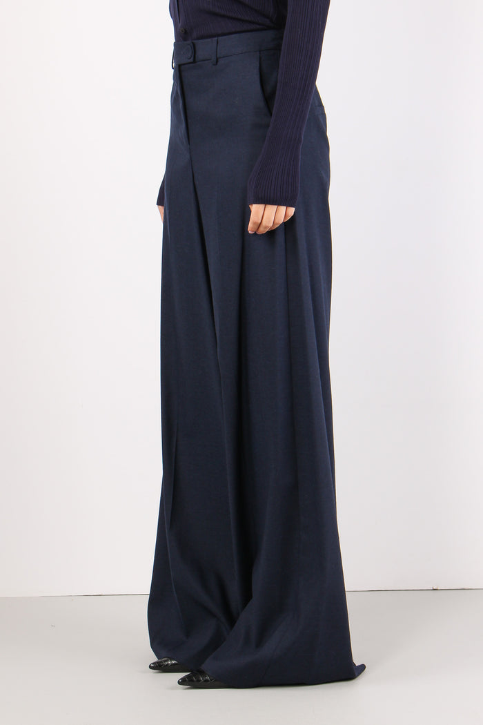 Mllapice Pantalone Palazzo Blu-5