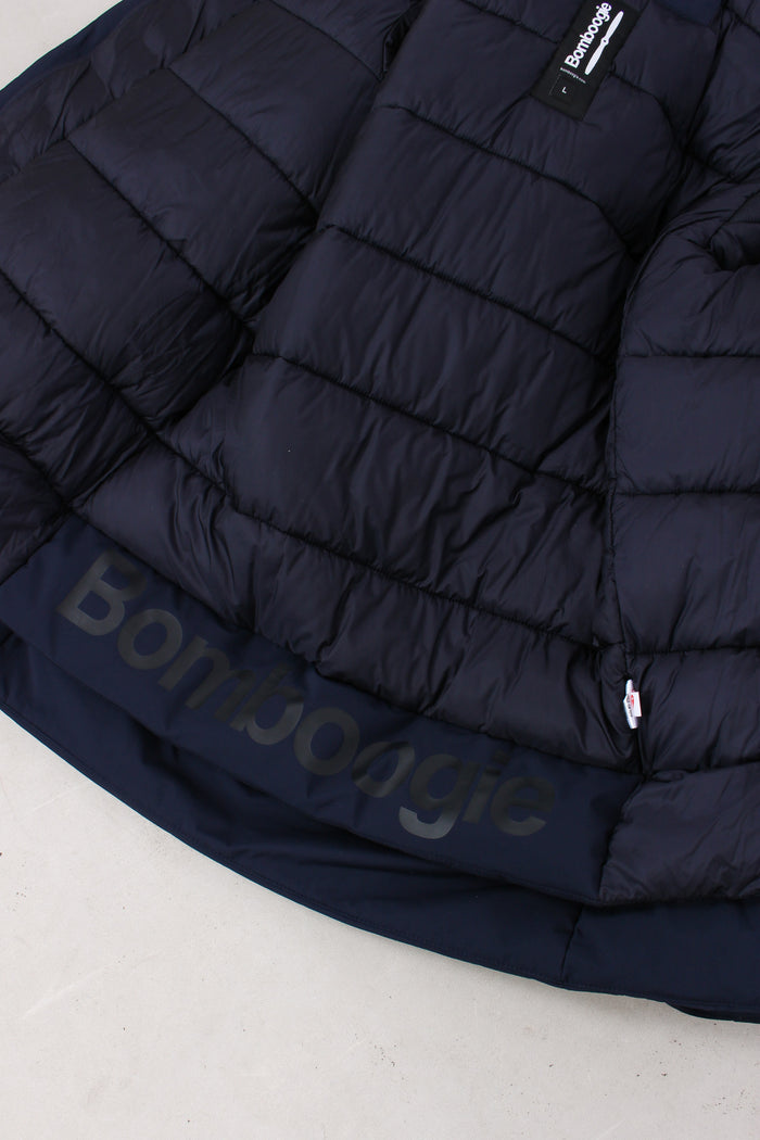 Giubbotto Nylon Liscio Midnight Blue-8