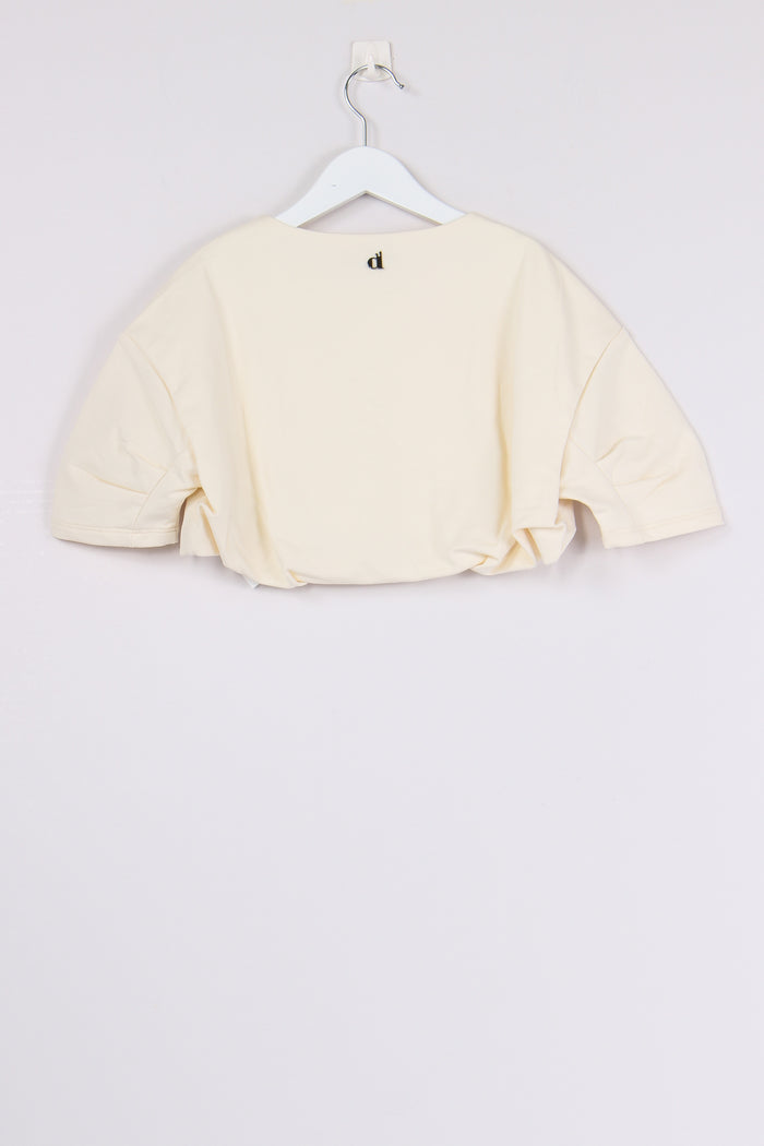 Felpa Mezza Manica Almond Milk-2