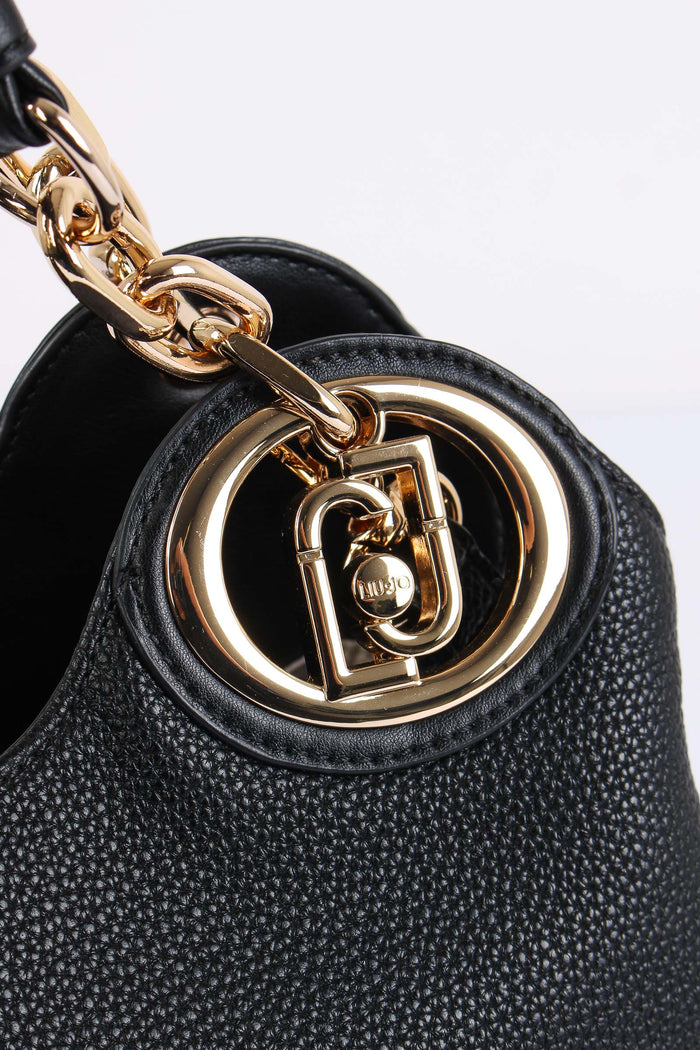 Tracollina 3 Scomparti Logo Nero/brass Gold-7