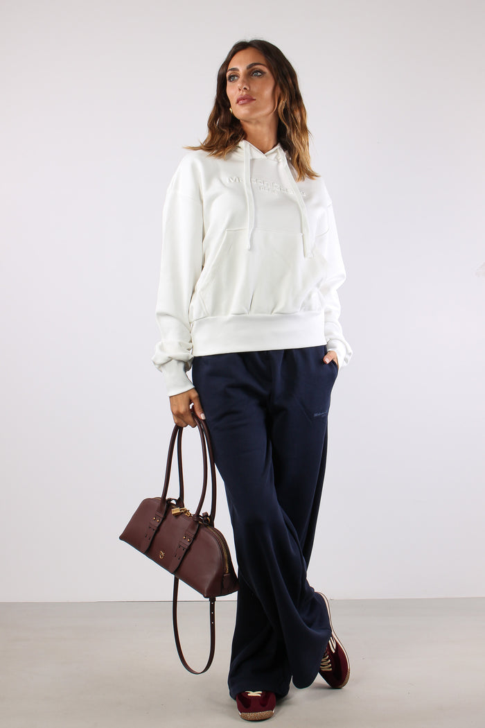 Felpa Cappuccio Logo Off White-5