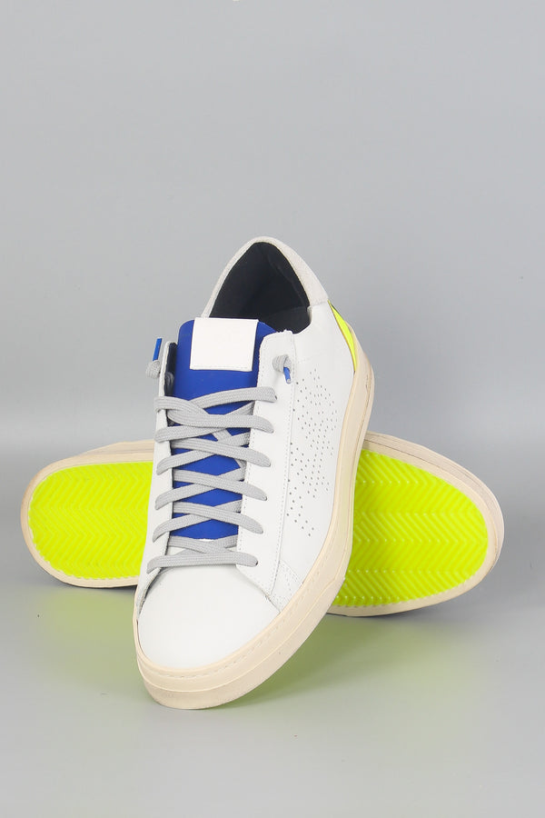 Jack C Sneaker Fluo White/neon-2