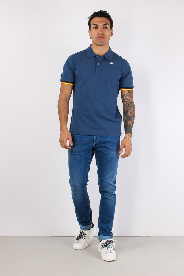 Polo Collo Contrasto Blue Insignie-2