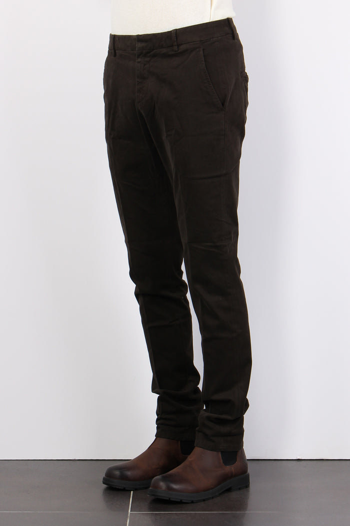 Gaubert Pantalone Gabardina Moro-5