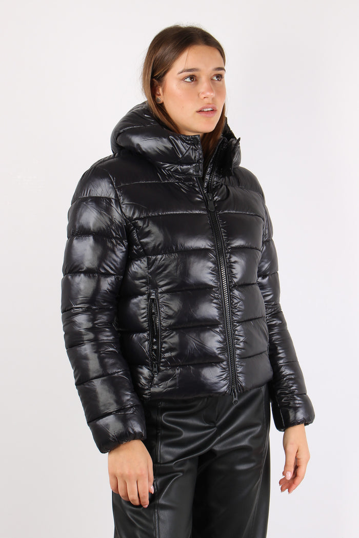 Cosmary Piumino Corto Lucido Black-6